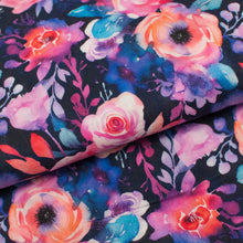 Tissu en ligne mousseline de bambou et de coton parfaite pour l'emmaillotage. Bamboo cotton double gaze muslin  with flowers.