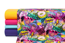 Tissus en ligne Québec french terry de coton lycra motifs d'adolescent style manga cool. Online fabric store cotton spandex french terry knit with manga teen pattern.