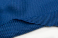 Tissu en ligne jersey gaufré couleur uni. Online fabric waffle jersey knit solid color.