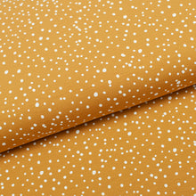 Tissu en ligne Québec jersey de coton spandex à pois. Online fabric dot cotton lycra jersey knit.