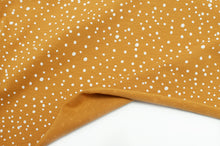 Tissu en ligne Québec jersey de coton spandex à pois. Online fabric dot cotton lycra jersey knit.