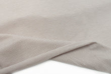 SAND AND WHITE 1MM<br> cotton/spandex<br> Dyed to the strand