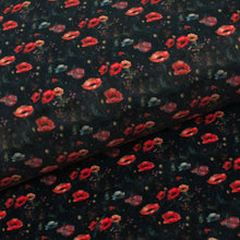 Tissu en ligne Québec double side minky / squish motif de fleurs. Online fabric double side minky / squish with flowers.