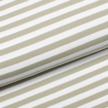 Tissu en ligne Québec jersey de coton lycra motif à rayure de 1 cm. Online fabric store cotton spandex stripped jersey knit.