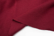 Tissu en ligne jersey gaufré couleur uni. Online fabric waffle jersey knit solid color.