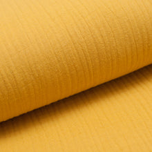 JAUNE<br>100% coton<br>Mousseline triple