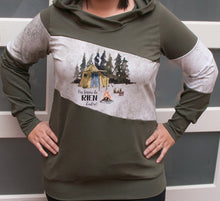 PANNEAU TENTE "PAS BESOIN DE RIEN D'AUTRE"<br>coton/spandex<br>jersey