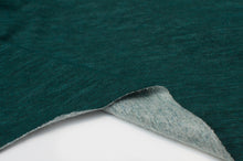 VERT OCÉAN<br>coton/polyester/spandex<br>french terry brossé