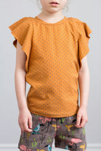 PETIT POIS COGNAC<br>coton/spandex<br>jersey biologique