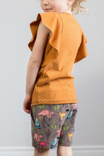 PETIT POIS COGNAC<br>coton/spandex<br>jersey biologique