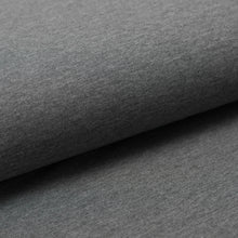 GRIS FONCÉ CHINÉ<br>coton/spandex<br>french terry