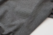 GRIS FONCÉ CHINÉ<br>coton/spandex<br>french terry