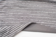 GRAY STRIPED<br> cotton/spandex<br> Jersey