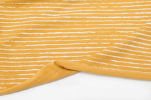 STRIPED OCHER<br> cotton/spandex<br> Jersey