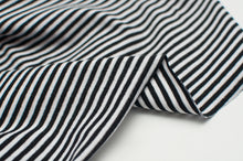 NOIR ET BLANC 3MM<br>coton/spandex<br>Bord côte