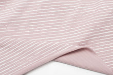 STRIPED OLD PINK<br> cotton/spandex<br> Jersey