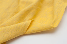 JAUNE CHINÉ<br>coton/poly/spandex<br>jersey