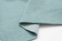 MENTHE PÂLE CHINÉ<br>coton/poly<br>coton ouaté