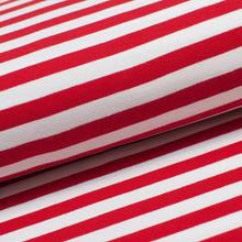 ROUGE ET BLANC<br>french terry<br>teint au brin