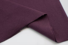 PLUM<br> cotton/spandex<br>Ribbing