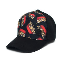 Casquette Flexfit motif de poutine. Flexfit cap