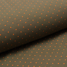 PETIT POIS OLIVE<br>coton/spandex<br>jersey biologique