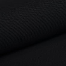 NOIR<br>100% coton<br>jersey gaufré