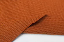 Tissu en ligne jersey gaufré couleur uni. Online fabric waffle jersey knit solid color.