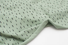 BRINS NOIR ET MENTHE<br>coton/spandex<br>jersey biologique