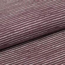 Tissu en ligne jersey de coton spandex rayé. Online fabric stripped cotton lycra jersey.