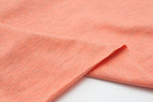 ORANGE CHINÉ<br>coton/poly/spandex<br>jersey
