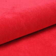 ROUGE<br>poly/nylon/spandex<br>Velours côtelé extensible