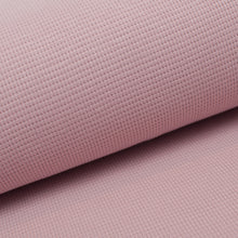 Tissu en ligne jersey gaufré 100% coton. Online fabric 100% cotton waffle knit.