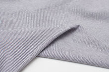 GRAY AND WHITE 1MM<br> cotton/spandex<br> Dyed to the strand