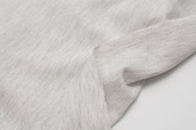 ÉCRU PÂLE CHINÉ<br>coton/poly/spandex<br>jersey