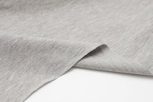 GRIS PÂLE CHINÉ<br>coton/spandex<br>french terry