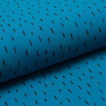 BRINS BLEU ET NOIR<br>coton/spandex<br>jersey biologique