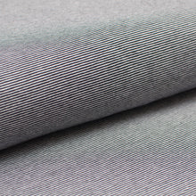BLACK AND WHITE 1MM<br> cotton/spandex<br> Dyed to the strand