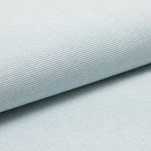 MINT AND WHITE 1MM<br> cotton/spandex<br> Dyed to the strand