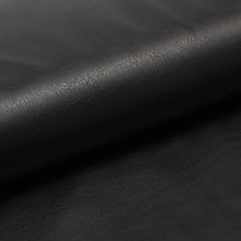 BLACK<br> polyurethane/polyester<br> stretch faux leather