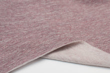 BOURGOGNE CHINÉ<br>coton/polyester/spandex<br>french terry brossé