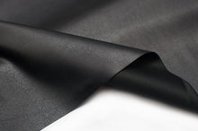 BLACK<br> polyurethane/polyester<br> stretch faux leather