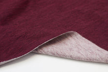 BOURGOGNE<br>coton/polyester/spandex<br>french terry brossé