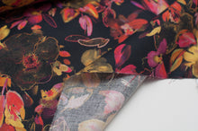 FLEUR VIVE JAUNE<br>100% coton<br>popeline