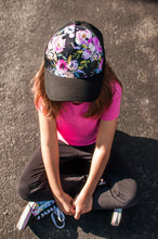 Casquette Flexfit motif de fleur. Floral Flexfit cap