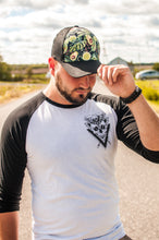 Casquette Flexfit motif avocat et lime. Flexfit cap