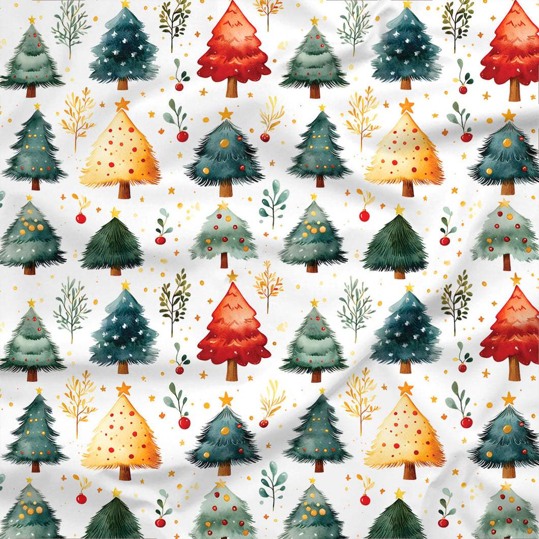 Tissu en ligne Québec motif de Noël. Online fabric shop with christmas print.