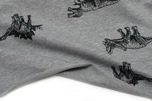 DINOS GRIS <br> coton/poly/spandex <br> french terry