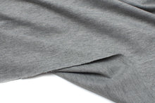 GRIS PÂLE CHINÉ<br>coton/spandex<br>french terry