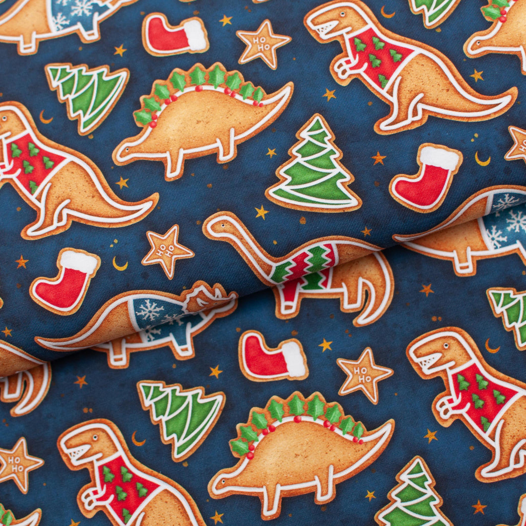 DINO BISCUIT <br> coton/spandex <br> jersey